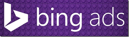 the bing ads logo in purple